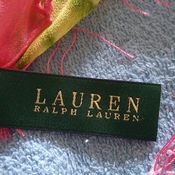 Ralph Lauren Silk Scarf - Picture 3 of 9